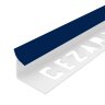 Внутренний угол ПВХ для плитки 10 мм Cezar 112 Синий 2,5 м