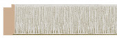 Цветной профиль Decomaster 109-20 Белый с инкрустацией 40х10х2400 мм