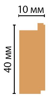 Заказать Цветной профиль Decomaster 109-20 Белый с инкрустацией 40х10х2400 мм Заказать Цветной профиль Decomaster 109-20 Белый с инкрустацией 40х10х2400 мм