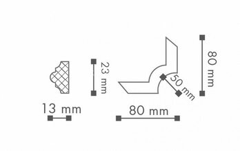 Заказать Декоративный уголок к микропрофилям NMC Arstyl SP3-3 80х80 (комплект 4 штуки) Заказать Декоративный уголок к микропрофилям NMC Arstyl SP3-3 80х80 (комплект 4 штуки)