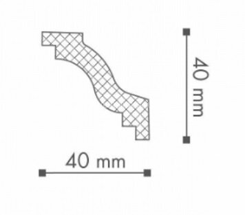Заказать Карниз NMC Wallstyl WT6 40х40 2 м Заказать Карниз NMC Wallstyl WT6 40х40 2 м