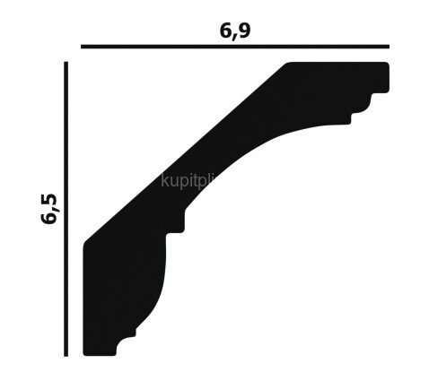 Заказать Потолочный плинтус Перфект Плюс P17 65 мм 2 м Заказать Потолочный плинтус Перфект Плюс P17 65 мм 2 м