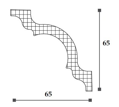 Заказать Карниз NMC Nomastyl А4 65х65 2 м 