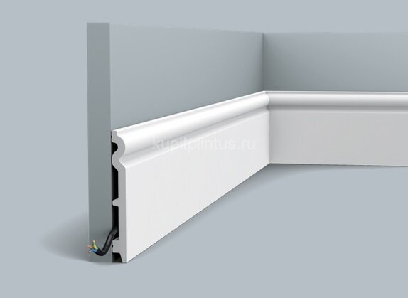 Заказать Плинтус с кабель-каналом гибкий Orac Decor Duropolymer Flex SX138F 2 м Заказать Плинтус с кабель-каналом гибкий Orac Decor Duropolymer Flex SX138F 2 м