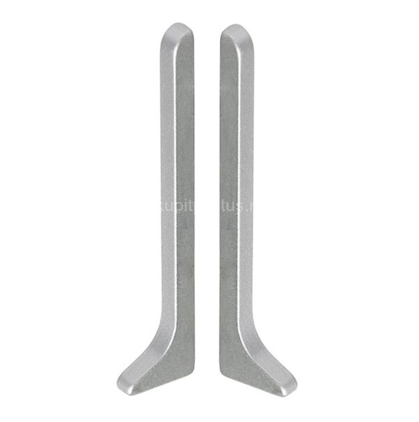 Заказать Комплект заглушек (левая+правая) для напольного плинтуса Effector Q63 инокс 