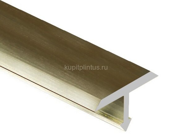 Заказать Профиль Т-образный алюминий 26 мм (плоский) Gunsen PV39-13 песок блестящий 2,7 м Заказать Профиль Т-образный алюминий 26 мм (плоский) Gunsen PV39-13 песок блестящий 2,7 м