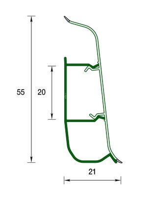 Заказать Плинтус напольный пластиковый 55 мм Идеал Деконика Д-П55 255 ясень бьянко 2,2 м Заказать Плинтус напольный пластиковый 55 мм Идеал Деконика Д-П55 255 ясень бьянко 2,2 м