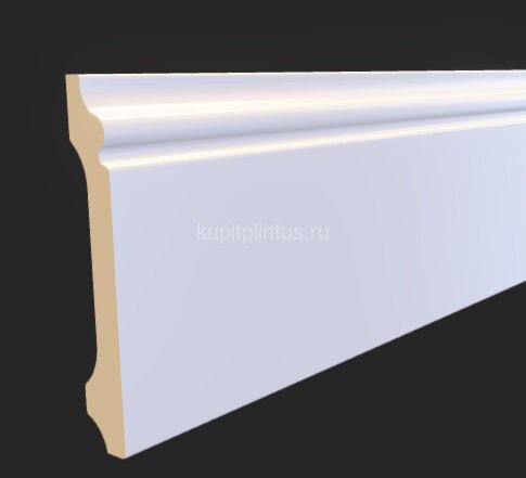 Заказать Напольный плинтус 80х12,5 мм Hiwood B80A из полистирола 2 м Заказать Напольный плинтус 80х12,5 мм Hiwood B80A из полистирола 2 м