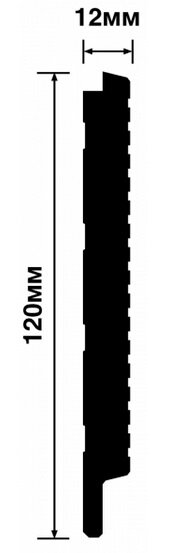 Заказать Стеновая панель 120х12 мм Hiwood LV127L BR396 под дерево 2,7м Заказать Стеновая панель 120х12 мм Hiwood LV127L BR396 под дерево 2,7м