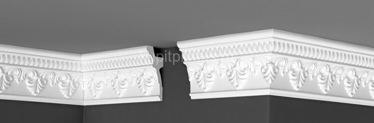 Заказать Потолочный плинтус 111х47 мм Де-Багет Декор ДП 26/120 белый 2 м 