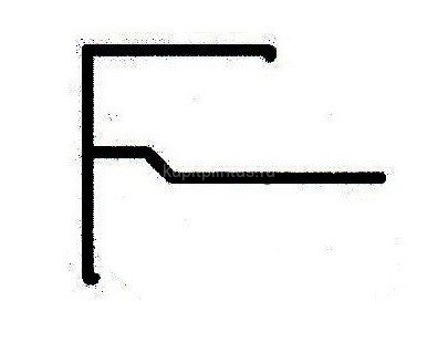 Заказать Алюминиевый F-профиль ОП-003 под 8-10 мм 3 м Заказать Алюминиевый F-профиль ОП-003 под 8-10 мм 3 м