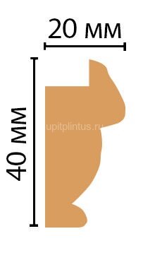 Заказать Цветной молдинг Decomaster Ионика 807-18D Бежевый 40х20х2900 мм Заказать Цветной молдинг Decomaster Ионика 807-18D Бежевый 40х20х2900 мм