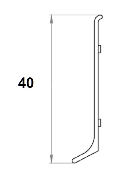 Заказать Соединитель для напольного плинтуса Мега-Трейд ЛП-40ст Чёрный Заказать Соединитель для напольного плинтуса Мега-Трейд ЛП-40ст Чёрный