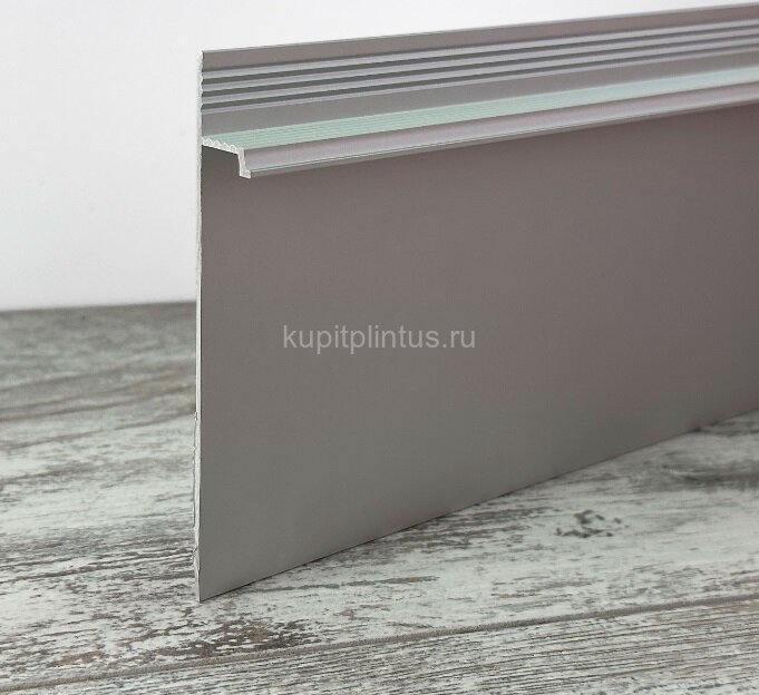 Заказать Алюминиевый плинтус теневой под гипсокартон ПТ-1/80 сырой алюминий 3м Заказать Алюминиевый плинтус теневой под гипсокартон ПТ-1/80 сырой алюминий 3м