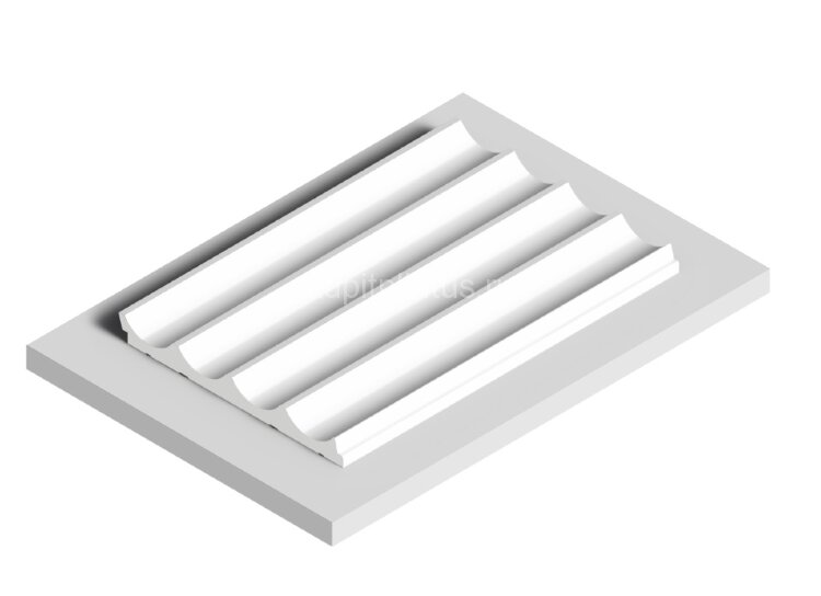 Заказать Стеновая панель 12х120 мм HiWood LV139 NP белая 2,7 м 