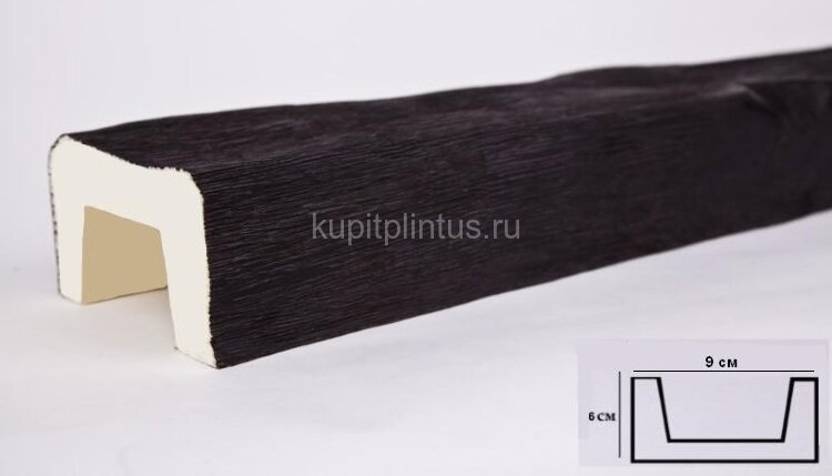 Заказать Балка из полиуретана 6х9 см Уникс Классика Б1 Венге 3 м 