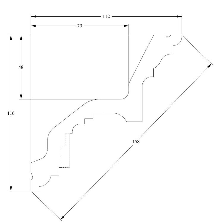 Заказать Карниз Orac Decor Purotouch C211 2 м 