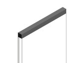 Молдинг 12х12 мм HiWood D12V1 GR15 цвет под дерево из фитополимера 2.7м