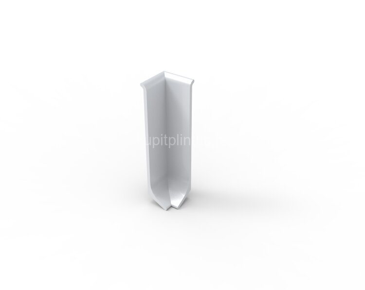 Заказать Уголок внутренний для напольного плинтуса 60 мм Мега-Трейд ЛП-60ув 0033 серый RAL 9006 Заказать Уголок внутренний для напольного плинтуса 60 мм Мега-Трейд ЛП-60ув 0033 серый RAL 9006