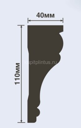 Заказать Потолочный плинтус 110х40 мм Hiwood T1011 белый полистирол 2 м Заказать Потолочный плинтус 110х40 мм Hiwood T1011 белый полистирол 2 м