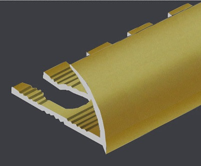 Заказать Гибкий C-профиль алюминиевый для плитки 10 мм PV11-12 песок матовый 2,7 м 