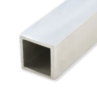 Бокс квадратный 100х100х4 мм из алюминия 3 м Бокс квадратный 100х100х4 мм из алюминия 3 м