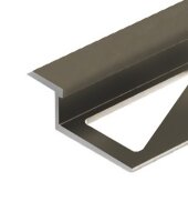 Профиль Z-образный 10 мм алюминий PV46-08 шампань матовая 2,7 м