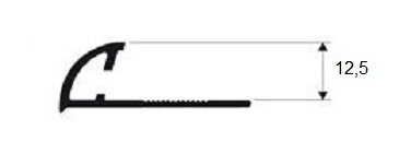 Заказать Профиль С-образный (угол внешний) из латуни Progress PJOL 125 латунь полированная 2,7 м 