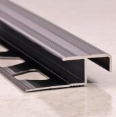 Алюминиевый профиль закладной угловой по-183 бронза глянец 2,7 м Алюминиевый профиль закладной угловой по-183 бронза глянец 2,7 м