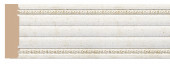 Цветной молдинг Decomaster 156-40 Белый-золото 50х11х2400 мм