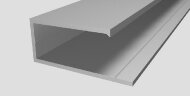 Алюминиевый L-профиль ОП-004 под 8-10 мм 3 м Алюминиевый L-профиль ОП-004 под 8-10 мм 3 м