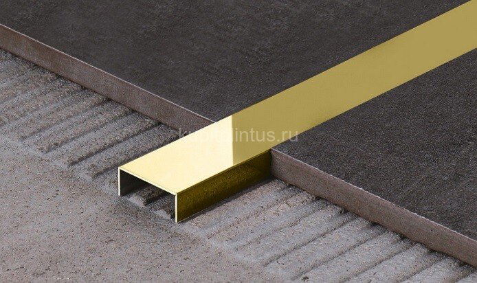 Заказать Стальной П-образный профиль 10х30 FSUP30-GP золото полированное 2,7м Заказать Стальной П-образный профиль 10х30 FSUP30-GP золото полированное 2,7м