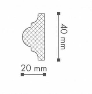 Заказать Молдинг NMC Wallstyl WO2 40х20 2 м Заказать Молдинг NMC Wallstyl WO2 40х20 2 м