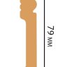 Заказать Напольный плинтус Decomaster D005-72 ШК/26 из полистирола 79х13х2400 мм Заказать Напольный плинтус Decomaster D005-72 ШК/26 из полистирола 79х13х2400 мм