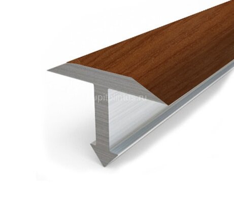 Заказать Декорированный Т-профиль из алюминия Т-14 КД Вишня 2,7 м Заказать Декорированный Т-профиль из алюминия Т-14 КД Вишня 2,7 м