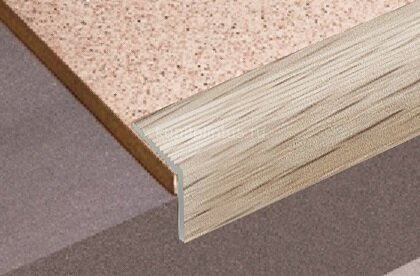 Заказать Угловой порог из декорированного алюминия Д19 КД Дуб беленый 2,7 м Заказать Угловой порог из декорированного алюминия Д19 КД Дуб беленый 2,7 м