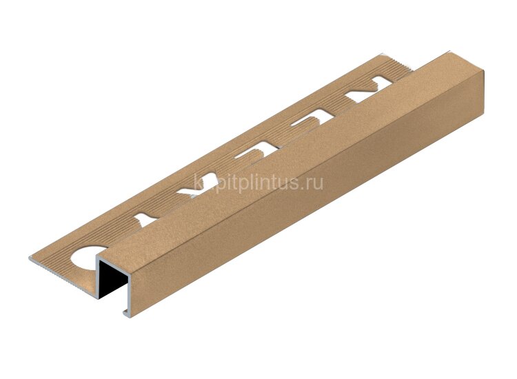 Заказать Профиль для плитки П-образный закладной 10х10 мм NEEXY PV31-04 MG золото матовое 2.7 м 
