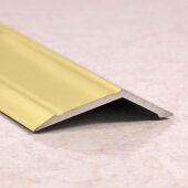 Разноуровневый порог с насечками 32х10 мм ПО-32х10-03 золото глянец 2.7 м Разноуровневый порог с насечками 32х10 мм ПО-32х10-03 золото глянец 2.7 м