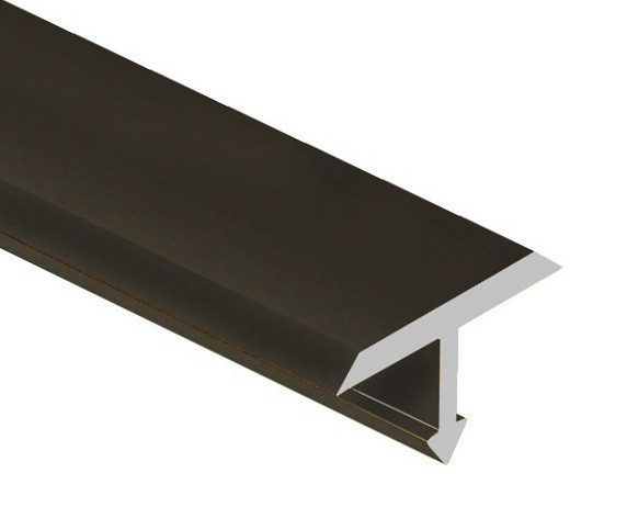 Заказать Профиль Т-образный алюминий 26 мм (плоский) Gunsen PV39-10 коричневый матовый 2,7 м 