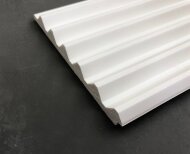 Стеновая панель Hiwood LV136 NP белая 120х12 мм 2,7 м Стеновая панель Hiwood LV136 NP белая 120х12 мм 2,7 м