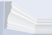Потолочный плинтус 90х25 мм Hiwood T1090 белый полистирол 2 м Потолочный плинтус 90х25 мм Hiwood T1090 белый полистирол 2 м