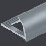 Заказать C-профиль для плитки алюминий 10 мм PV17-34 темно-серый Ral 7000 2,7 м 