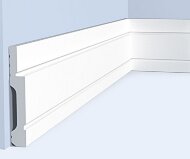 Напольный плинтус 75х12 мм Hiwood B75V1 из полистирола 2 м Напольный плинтус 75х12 мм Hiwood B75V1 из полистирола 2 м