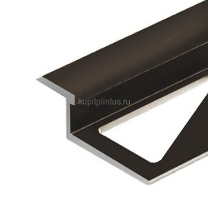 Заказать Профиль Z-образный 10 мм алюминий PV46-06 бронза матовая 2,7 м 