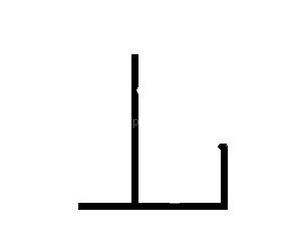 Заказать Алюминиевый F-профиль ОП-010 под 12 мм 3 м Заказать Алюминиевый F-профиль ОП-010 под 12 мм 3 м