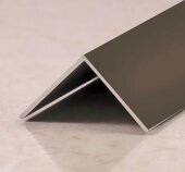 Алюминиевый уголок 20х20 мм ПБ20х20 бронза матовая 3 м
