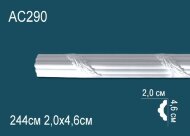 Молдинг с орнаментом Перфект AC290 46х20 мм 2,44 м Молдинг с орнаментом Перфект AC290 46х20 мм 2,44 м