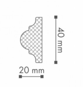 Заказать Молдинг NMC Wallstyl WO1 40х20 2 м Заказать Молдинг NMC Wallstyl WO1 40х20 2 м