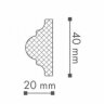 Заказать Молдинг NMC Wallstyl WO1 40х20 2 м Заказать Молдинг NMC Wallstyl WO1 40х20 2 м