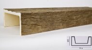 Декоративная балка из полиуретана 95х190 мм Уникс Славянский стиль СС3 Олива 2 м Декоративная балка из полиуретана 95х190 мм Уникс Славянский стиль СС3 Олива 2 м